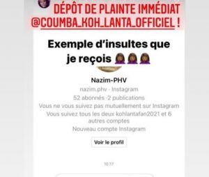 Koh Lanta, La Légende : Coumba insultée et menacée, elle a porté plainte et plusieurs aventuriers lui envoient leur soutien