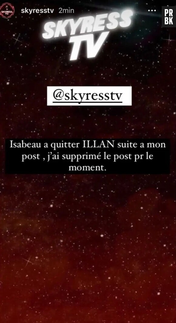 Illan Cto et Isabeau Delatour séparés ? La candidate des Princes de l'amour 9 (Les Princes et les Princesses de l'amour 5) aurait quitté le candidat après une vidéo et une rumeur de tromperie...