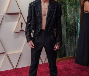 Timothée Chalamet sur le tapis rouge des Oscars 2022