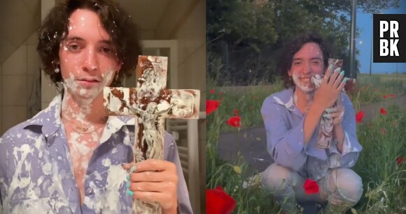 Benjamin Ledig : nouvelle vidéo provocante avec une croix chrétienne, les internautes scandalisés