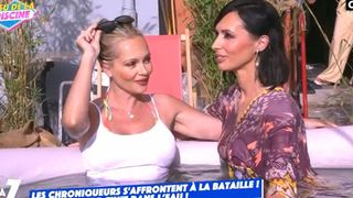 TPMP : après leur clash, Géraldine Maillet et Béatrice Rosen s'embrassent dans une piscine