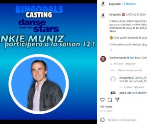 Frankie Muniz dément sa participation à Danse avec les stars 2022.