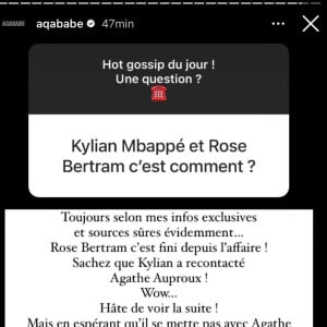 D'après Aqababe, Kylian Mbappé se rapprocherait d'Agathe Auproux.