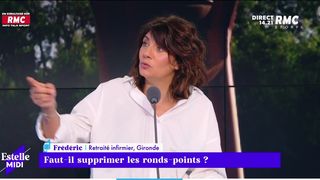 "Je vais être obligée de vous couper" : Estelle Denis s'emporte contre un auditeur de RMC et met fin à leur échange