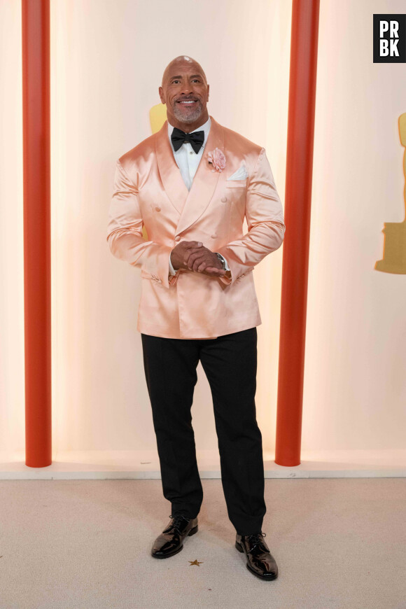 Dwayne Johnson - Photocall de la 95ème édition de la cérémonie des Oscars à Los Angeles. Le 12 mars 2023  Photocall of The 95th Oscars at the Dolby Theatre at Ovation Hollywood on Sunday. On March 12, 2023 