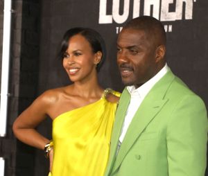 Idris Elba et sa femme Sabrina - Première du film "Luther : Soleil déchu (Luther : The fallen sun)" au cinéma Paris Theater à New York. Le 8 mars 2023 © Nancy Kaszerman / Zuma Press / Bestimage