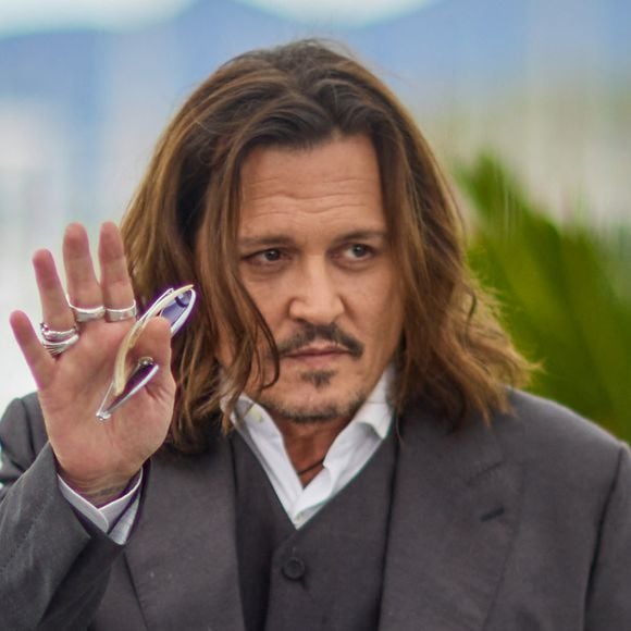 Johnny Depp au photocall de "Jeanne du Barry" lors du 76ème Festival International du Film de Cannes, le 17 mai 2023. © Dominique Jacovides/Cyril Moreau/Bestimage