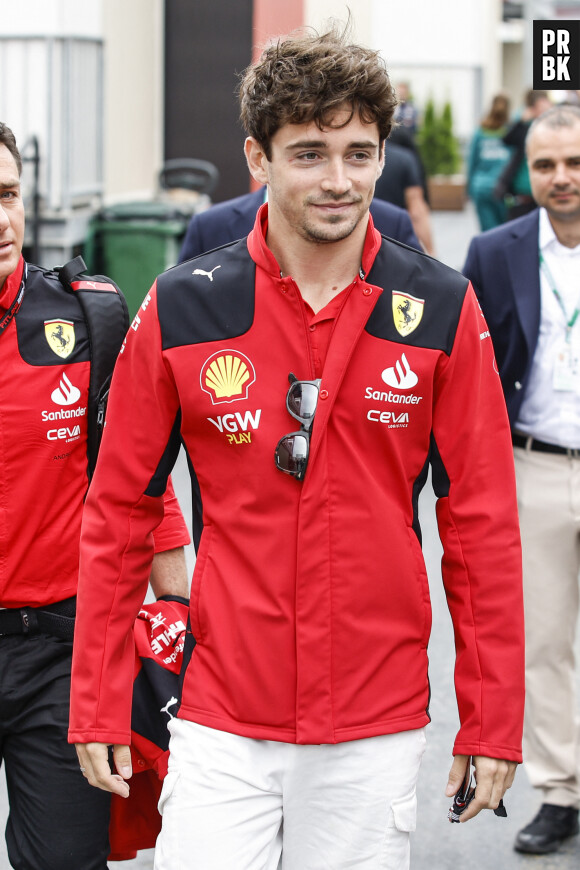 LECLERC Charles (mco), Scuderia Ferrari SF-23 - Personnalités lors des séances de qualifications du Grand Prix de Formule 1 à Baku en Azerbaïdjan. Le 28 avril 2023 © DPPI / Panoramic / Bestimage
