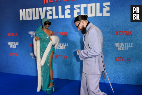 Shay ( Vanessa Lesnicki), SCH ( Julien schwarzer) - Netflix Celebration Party pour la saison 2 de la série " Nouvelle Ecole" au Théatre National de Chaillot à Paris le 31 mai 2023. © Veeren / Bestimage