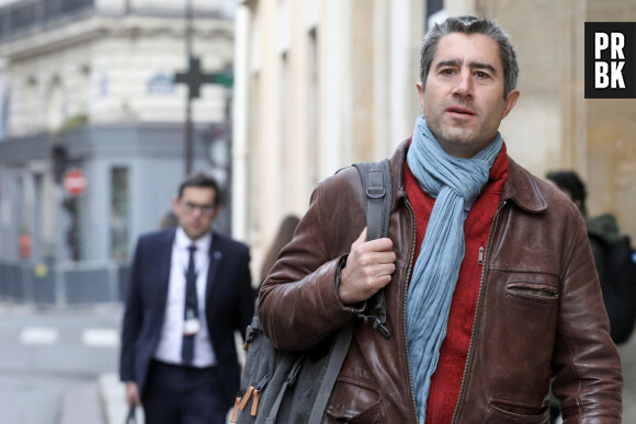 Francois Ruffin, député de la 1ère circonscription de la Somme se rend à l'audition du président-directeur général de Total Énergies devant la commission des affaires étrangères de l'assemblée nationale, Paris, le 9 novembre 2022. © Stéphane Lemouton / Bestimage