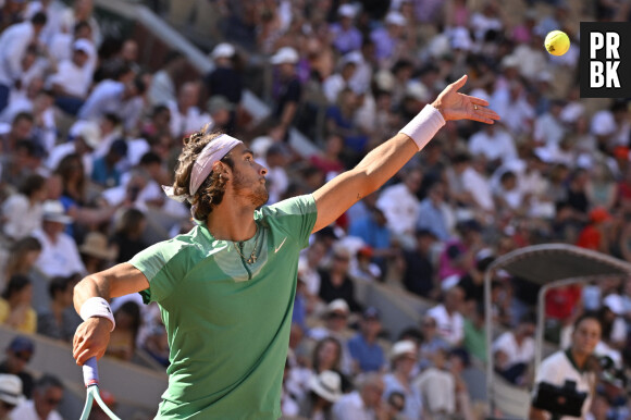 Lorenzo Musetti - Italie - Internationaux de France de Roland Garros à Paris le 4 juin 2023. 