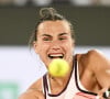 Aryna Sabalenka - Internationaux de France de Roland Garros à Paris le 4 juin 2023. 