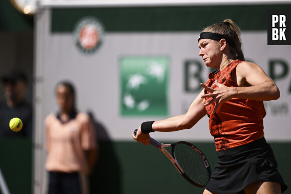Karolina Muchova (Cze) - Internationaux de France de Roland Garros à Paris le 4 juin 2023. 