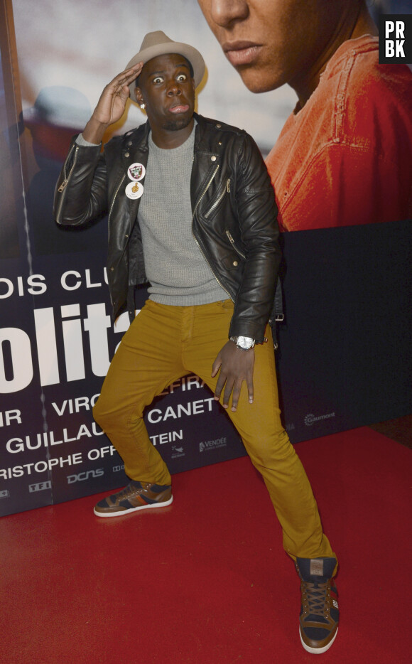 Moussier Tombola a l'avant-premiere du film "En solitaire" au cinema Gaumont Capucine a Paris. Le 4 novembre 2013  
