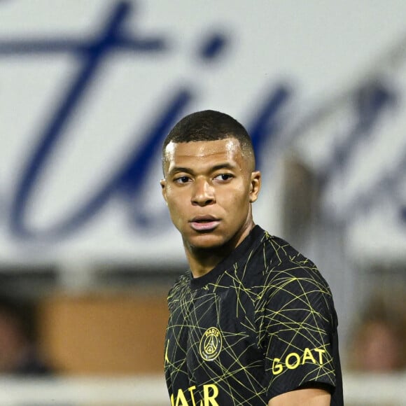 Kylian Mbappe during the Ligue 1 football (soccer) match between AJ Auxerre (AJA) and Paris Saint Germain (PSG) on May 21, 2023 at Stade Abbe Deschamps in Auxerre, France. Photo by Victor Joly/ABACAPRESS.COM 