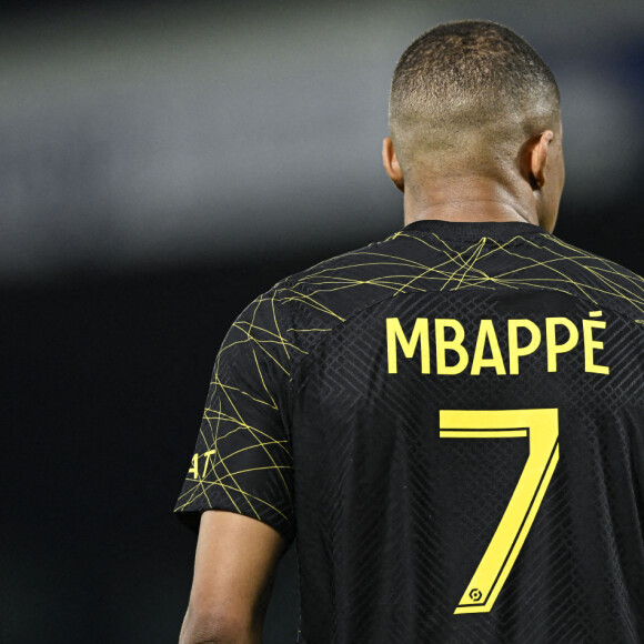 Kylian Mbappe during the Ligue 1 football (soccer) match between AJ Auxerre (AJA) and Paris Saint Germain (PSG) on May 21, 2023 at Stade Abbe Deschamps in Auxerre, France. Photo by Victor Joly/ABACAPRESS.COM 