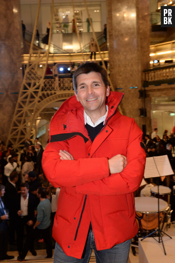 Thomas Sotto lors de la soirée d'inauguration de l'ouverture du nouveau grand magasin des Galeries Lafayette sur les Champs-Elysées à Paris, France, le 27 mars 2019. © Rachid Bellak/Bestimage