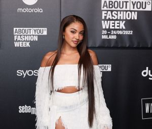 Wejdene attends About You fashion Week opening gala at Scalo Farini during Milan Fashion Week Womenswear Spring/Summer 2023 in Milan, Italy on September 20, 2022. Photo by Marco Piovanotto/ABACAPRESS.COM 