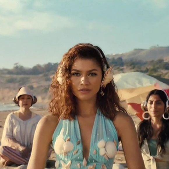 Zendaya dans une publicité pour "Squarespace", diffusée lors du Super Bowl 2022 à Los Angeles, le 12 février 2022.