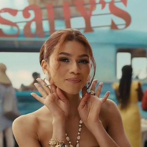 Zendaya dans une publicité pour "Squarespace", diffusée lors du Super Bowl 2022 à Los Angeles, le 12 février 2022.