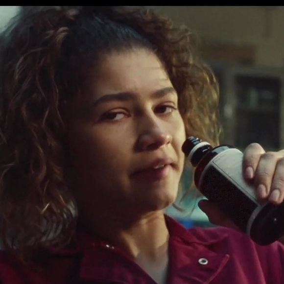 Images de la série "Euphoria" avec Zendaya.


