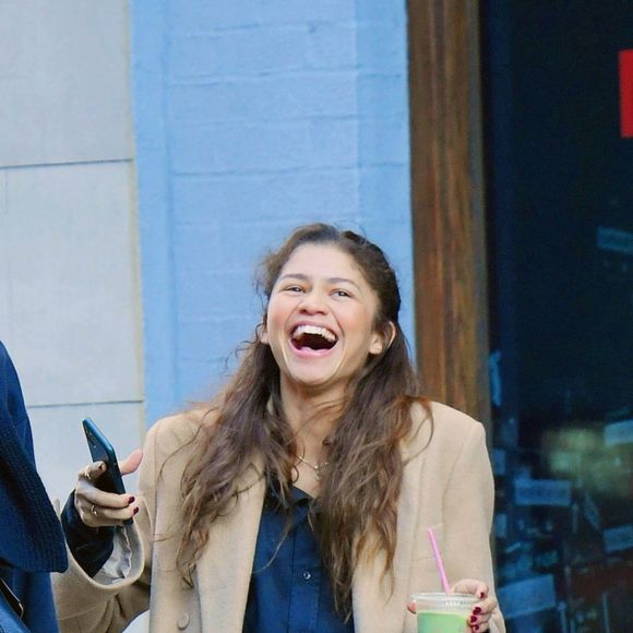 Zendaya et Jacob Elordi passent du bon temps à New York, le 3 février 2020.