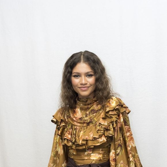 Zendaya à la conférence de presse de "Euphoria" à l'hôtel Four Seasons de Beverly Hills. Los Angeles, le 9 mai 2019.