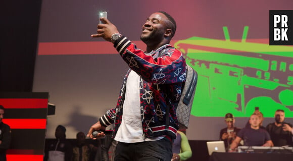 Gradur - 6ème édition du concert caritatif "Une nuit à Makala" au Zénith de Lille, le 9 avril 2017. © Stéphane Vansteenkiste/Bestimage