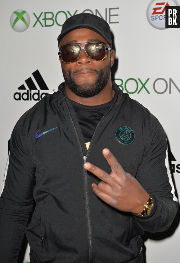 Gradur ( rappeur, Wanani Gradi Mariadi ) - Photocall pour le lancement du jeu vidéo " FIFA 17" au Cercle Cadet à Paris le 26 septembre 2016. © Veeren/Bestimage