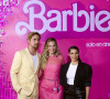 Mexico City, MEXICO - Actress America Ferrera during the pink carpet of the movie ''Barbie'', which will have its premiere on July 20 in Mexican theaters. Its protagonists, Margot Robbie and Ryan Gosling, who play Barbie and Ken, are in Mexico on a promotional tour. Pictured: America Ferrera, Ryan Gosling, Margot Robbie