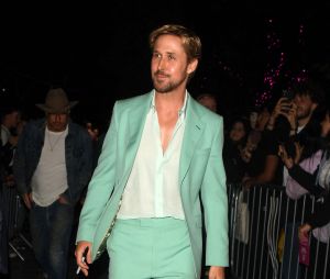 12 July 2023. Celebrities seen at Barbie The Movie Photocall at The London Eye Pictured, Ryan Gosling