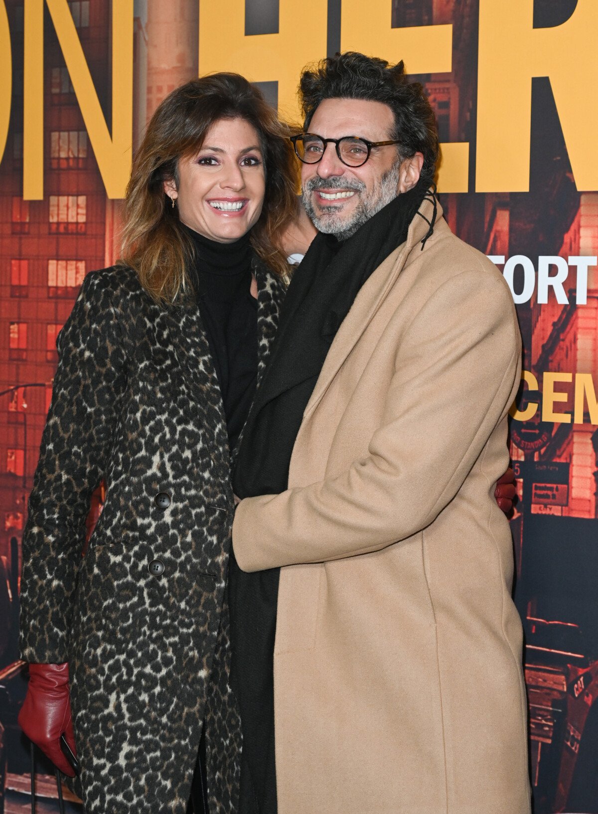 Photo : Caroline Ithurbide et son compagnon Polo Anid - Avant-première du  film 