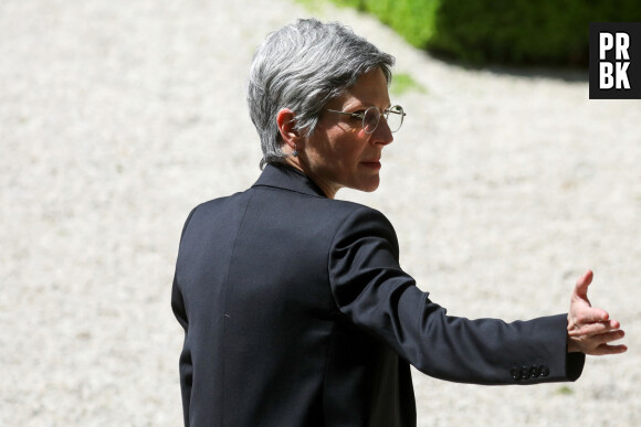 Sandrine Rousseau, députée EELV, dans les jardins de l'assemblée nationale à Paris, le 2 mai 2023. © Stéphane Lemouton / Bestimage