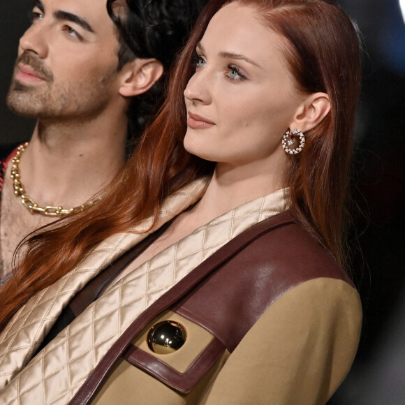 Joe Jonas and Sophie Turner au photocall du "2nd Annual Academy Museum Gala" à Los Angeles, le 15 octobre 2022.  Photocall of the "2nd Annual Academy Museum Gala" in Los Angeles, October 15, 2022. 