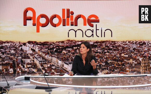 Apolline de Malherbe lors de la conférence de presse de rentrée BFM TV. - RMC du groupe Altice France à Paris, France, le 31 août 2023. © Coadic Guirec/Bestimage