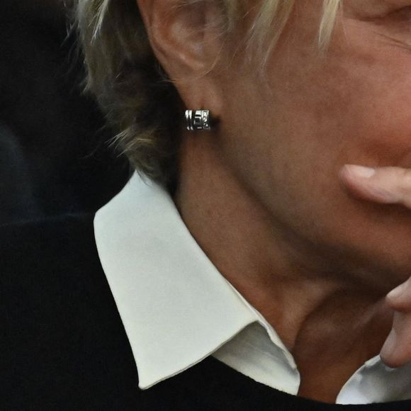 Muriel Robin - Les célébrités rendent un dernier hommage au comédien Roger Louret en la salle du Magre à Monclar le 30 janvier 2023. © Thierry Breton / Panoramic / Bestimage