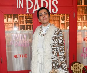 Cristina Cordula - Avant-première du film Netflix "Emily in Paris" saison 3 au Théâtre des Champs Elysées à Paris le 6 décembre 2022. © Coadic Guirec/Bestimage 