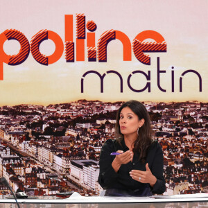 Apolline de Malherbe lors de la conférence de presse de rentrée BFM TV. - RMC du groupe Altice France à Paris, France, le 31 août 2023. © Coadic Guirec/Bestimage 