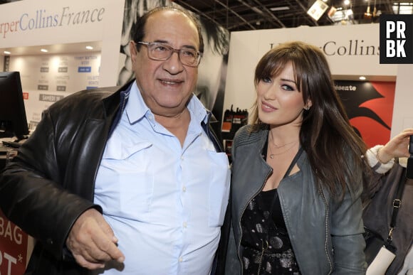 Jean-Luc Azoulay et Elsa Esnoult - Salon du livre de Paris le 16 mars 2019. © Cédric Perrin/Bestimage