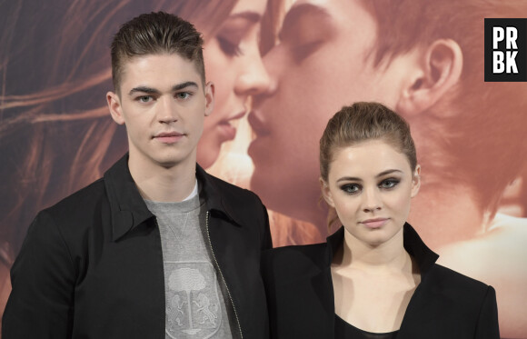 Hero Fiennes Tiffin, Josephine Langford lors du photocall du film "After" à Madrid le 26 mars 2019.  Celebs 'After' Madrid photocall. March 26, 2019 