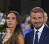 David Beckham et Victoria Beckham lors du premier match de Lionel Messi à l'Inter Miami, le 21 juillet 2023.