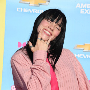 LOS ANGELES, CA - JULY 9: Billie Eilish at the world premiere of Barbie at Shrine Auditorium in Los Angeles, California on July 9, 2023.