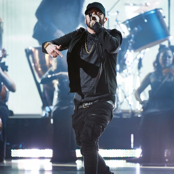 Eminem lors de la 92ème cérémonie des Oscars 2020 au Hollywood and Highland à Los Angeles, CA, USA, on February 9, 2020. © AMPAS/Zuma Press/Bestimage