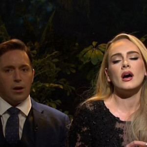 Adele joue un sketch au Saturday Night Live à Los Angeles, le 24 octobre 2020