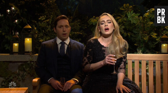 Adele joue un sketch au Saturday Night Live à Los Angeles, le 24 octobre 2020