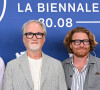 Kirk Baxter, David Fincher, Erik Messerschmidt, Ren Klyce au 80ème Venice Film Festival pour le film The Killer