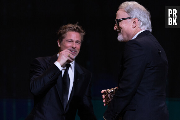 David Fincher reçoit un César d'honneur lors de la 48ème édition des César à l'Olympia à Paris le 24 février 2023 © Olivier Borde / Dominique Jacovides / Bestimage
