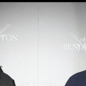 Brad Pitt et David Fincher au Bristol, à Paris pour le film L'Etrange histoire de Benjamin Button