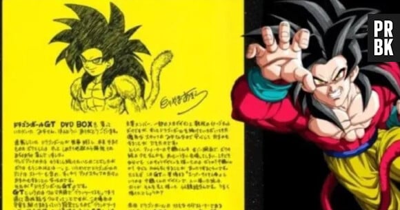 Le Super Saiyan 4 d'Akira Toriyama.