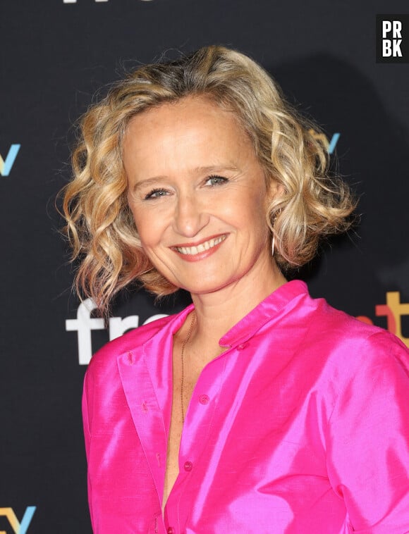 Caroline Roux au photocall pour la conférence de presse de rentrée de France TV à la Grande Halle de la Villette à Paris, France, le 11 juillet 2023. © Coadic Guirec/Bestimage